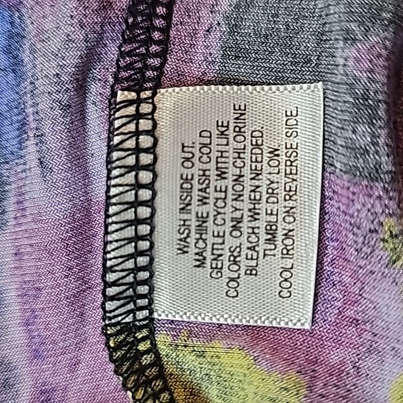 NEW STYLE & CO MULTI-COLOR 3/4 EMBELLISHED SLEEVE PULLOVER TUNIC - Picture 13 of 13